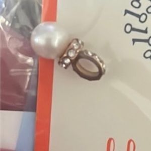 Keep Collective Pearl Drop Charm Rose Gold